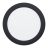 Eglo Recessed Spot Bathroom Fueva 6 Plastic Black 10.5W 1200lm - 827-840-865 CCT