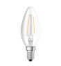 Osram Classic LED E14 Candle Filament Clear 3.3W 250lm - 827 Extra Warm White | Dimmable - Replaces 25W