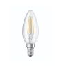 Osram Classic LED E14 Candle Filament Clear 4.8W 470lm - 827 Extra Warm White | Dimmable - Replaces 40W